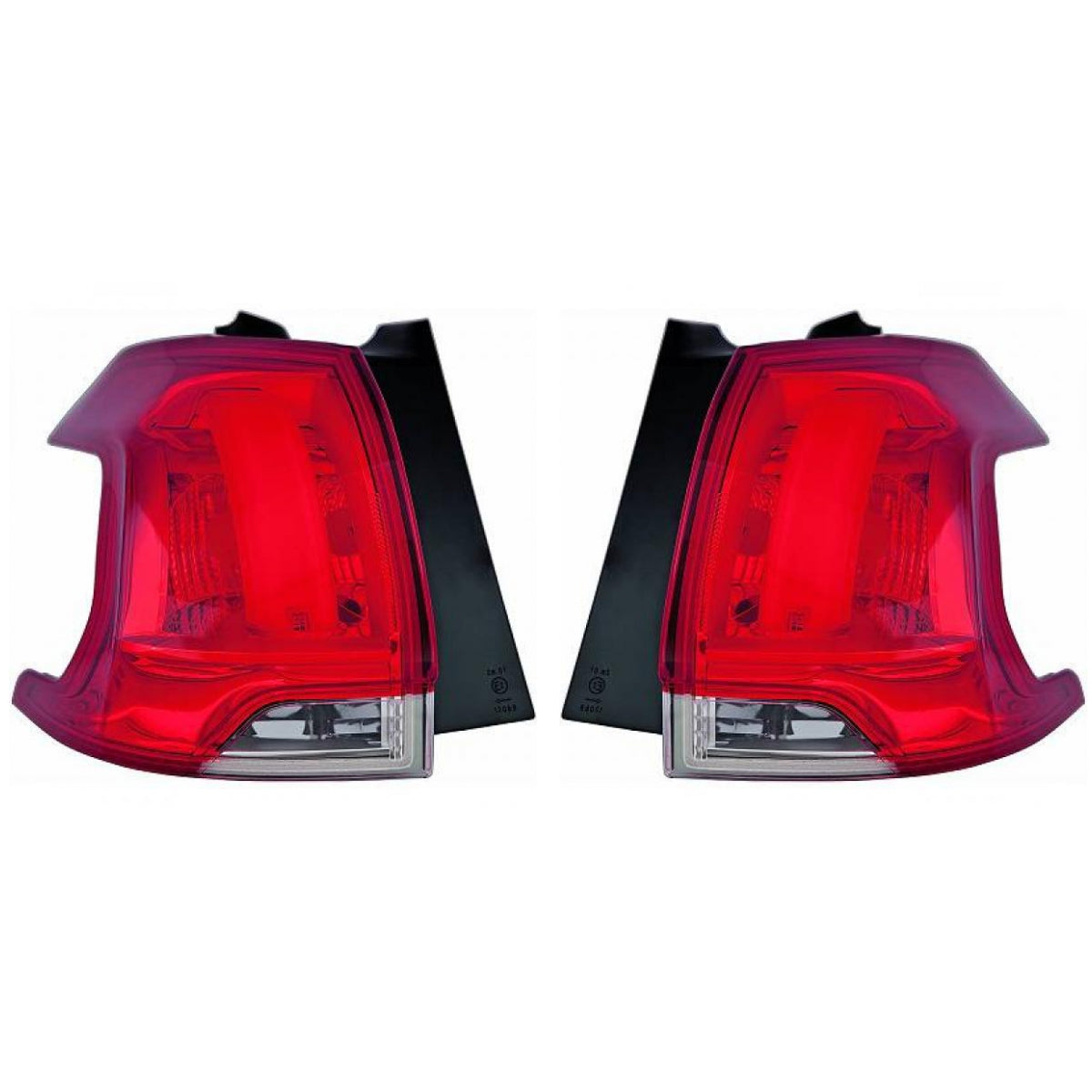 Original Depo / TYC Rückleuchte SET passt für Peugeot 2008 I (CU) ab 2013