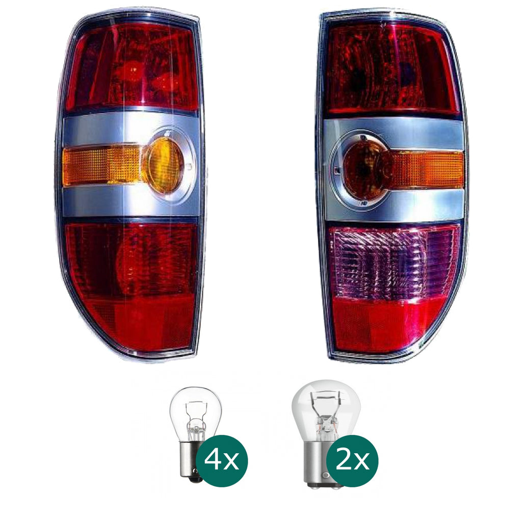 Depo / TYC Rückleuchte links passt für Mazda BT-50 Pick-up (CD) ab 06-08 inklusive Leuchtmittel/Birnen