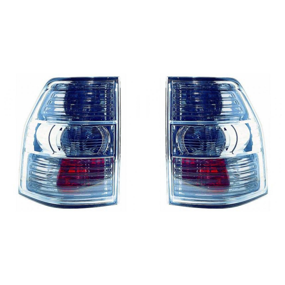 Depo / TYC Rückleuchte SET passt für Mitsubishi Pajero IV V8 5-Türig ab 07-12