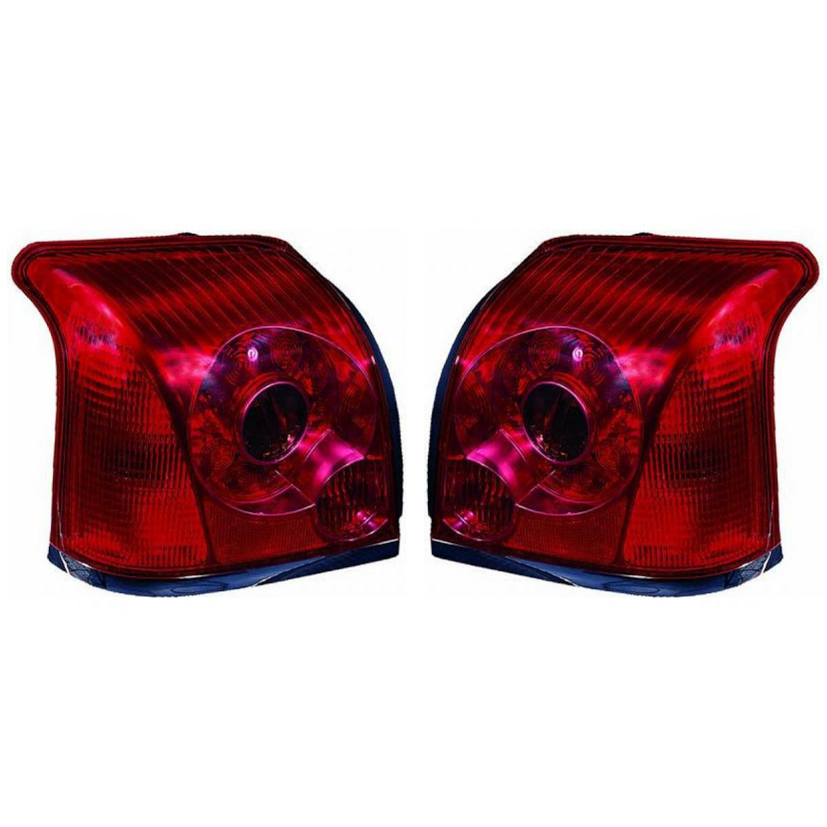 Depo/TYC Rückleuchte SET passt für Toyota Avensis Stufenheck (T25) ab 03-06