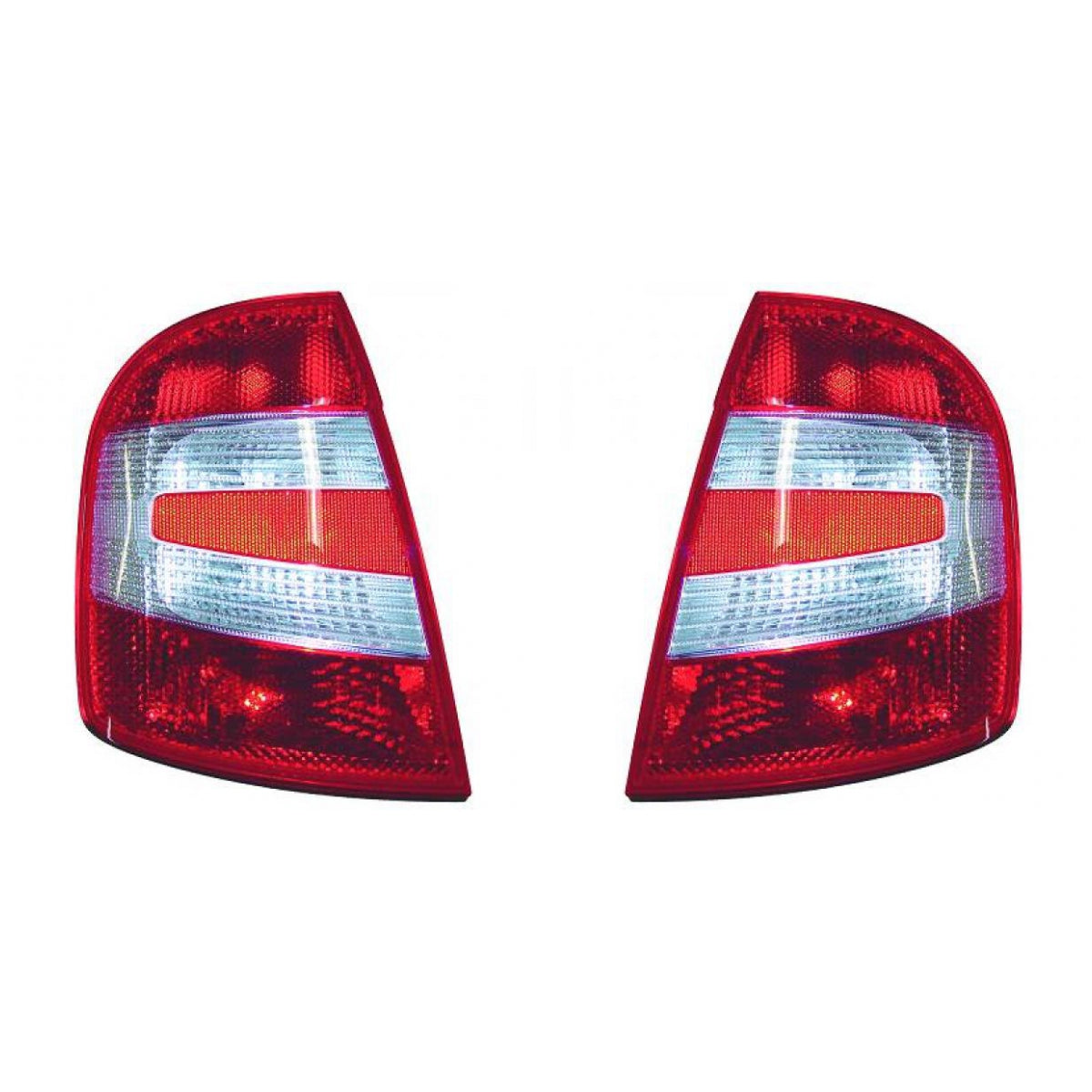Original Depo / TYC Rückleuchte SET passt für Skoda Fabia I (6Y2) ab 04-07