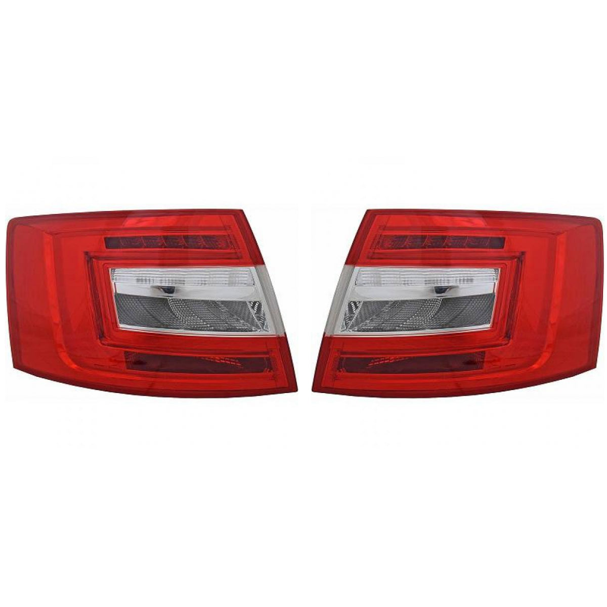 OE Depo / TYC Rückleuchte SET passt für Skoda Octavia III (5E3) ab 16-19