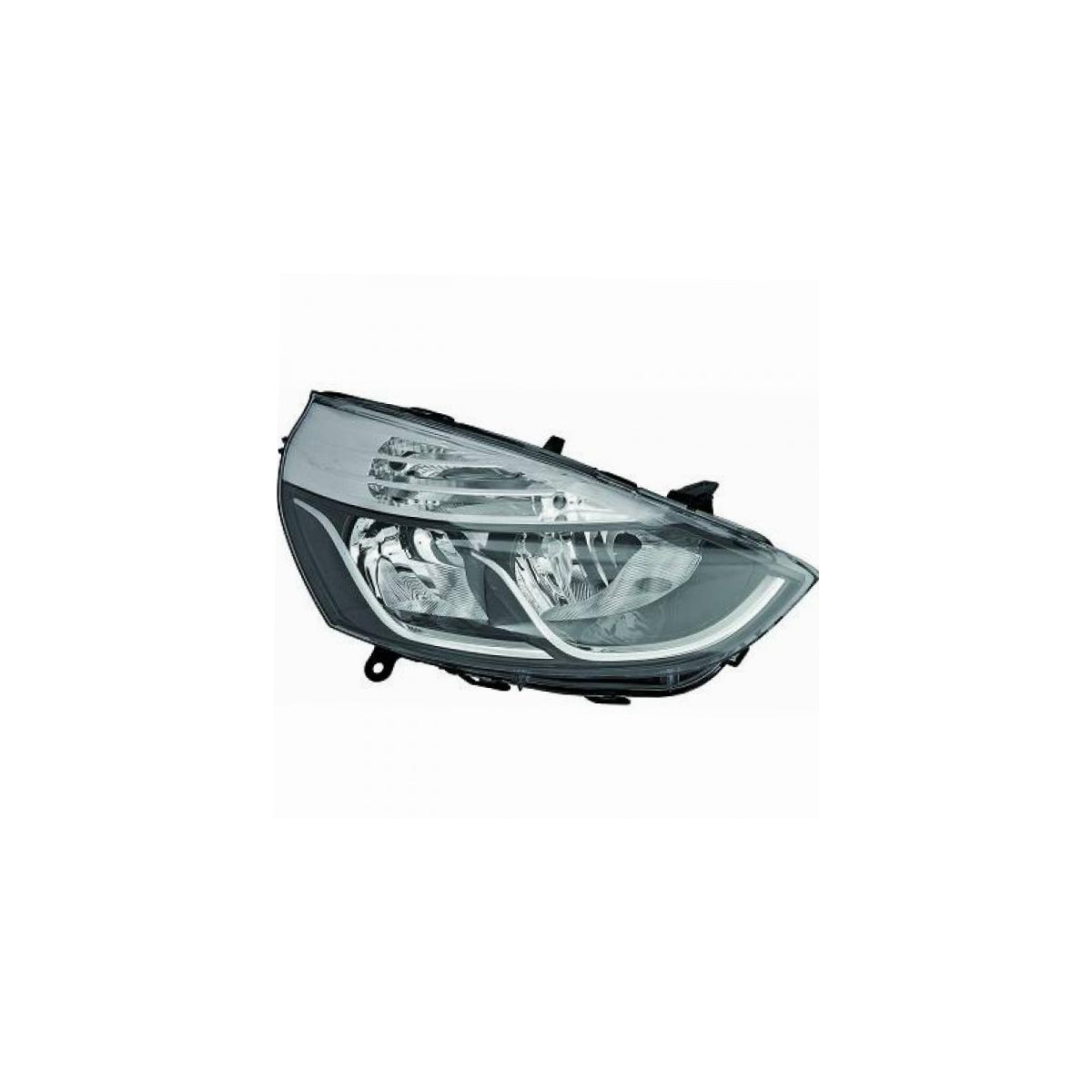 Magneti Marelli Scheinwerfer Hauptscheinwerfer Frontscheinwerfer links H7 H1 mit Motor mit Chromrahmen für Renault Clio IV...