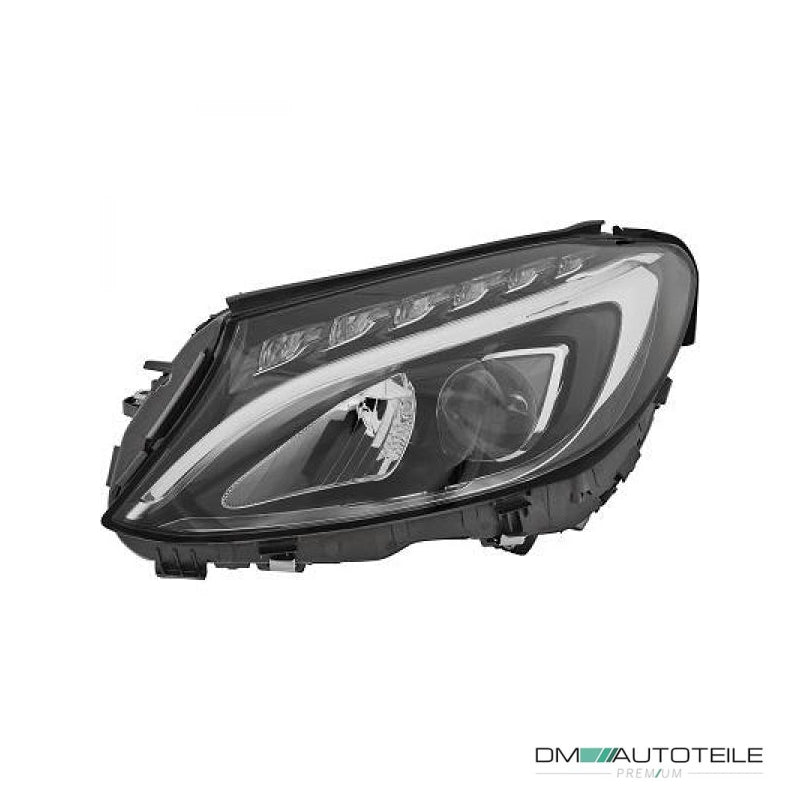 Marelli Scheinwerfer + LED links passt für Mercedes C (W205/S205/C205) ab 14-18
