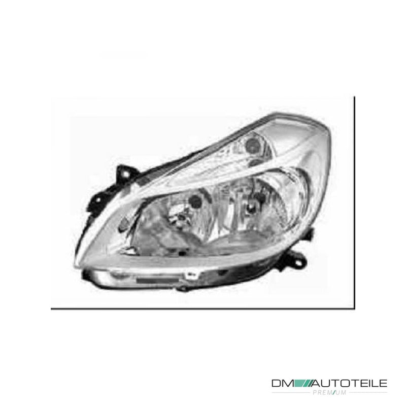 Valeo Scheinwerfer links H7/H1 Chrom passt für Renault Clio III+ Grandtour 08-09
