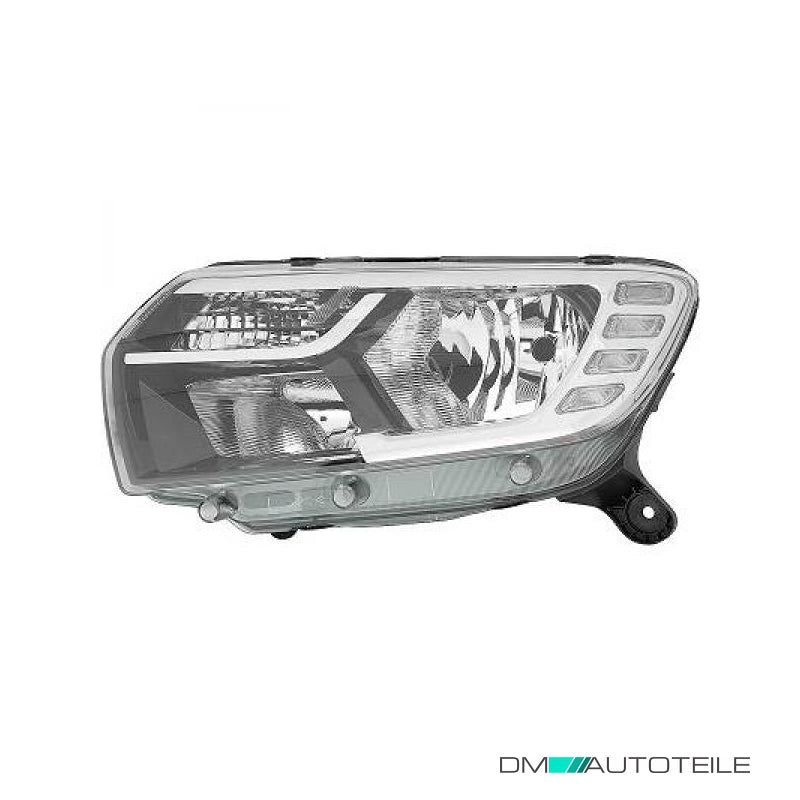 Scheinwerfer links H7/H7 +LED TFL passt für Dacia LOGAN II MCV Sandero Facelift