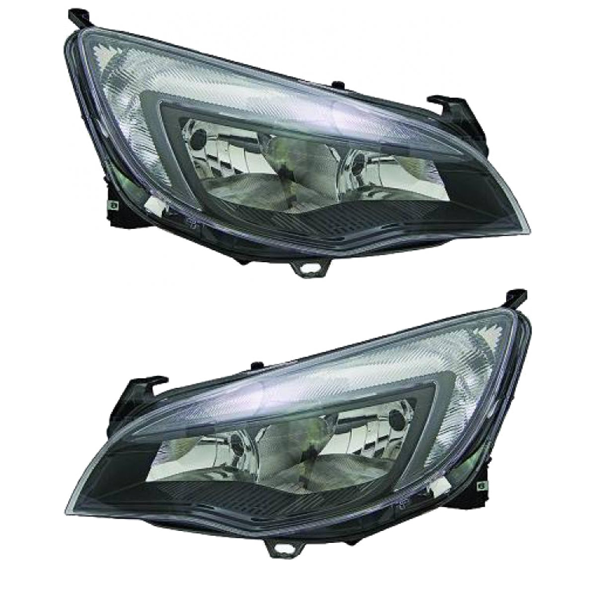 Hauptscheinwerfer SET H7/H7 mit Motor passt für Opel Astra J 09-11