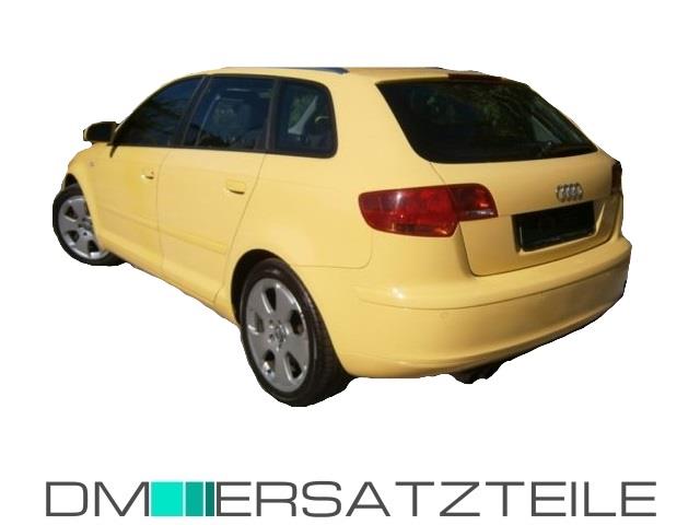 Audi A3 8PA Sportback Stoßstange Hinten Bj 04-08 für PDC Modelle grundiert