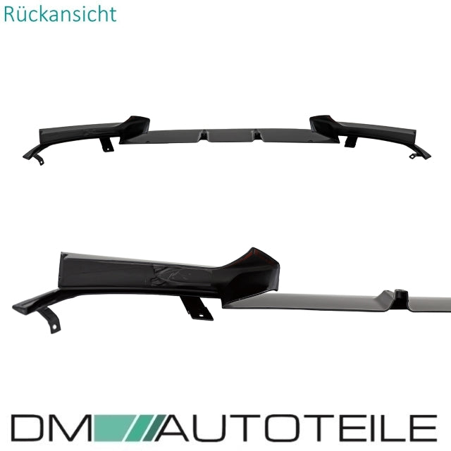 Sport-Performance Frontspoiler Schwarz Glanz passend für BMW 2er F22 F23 ab Bj 2013 mit M-Paket