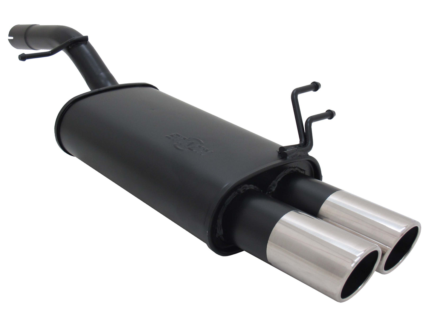 Novus Sportauspuff für Ford Fiesta MK6 JH / JD 2x76mm SR-Design