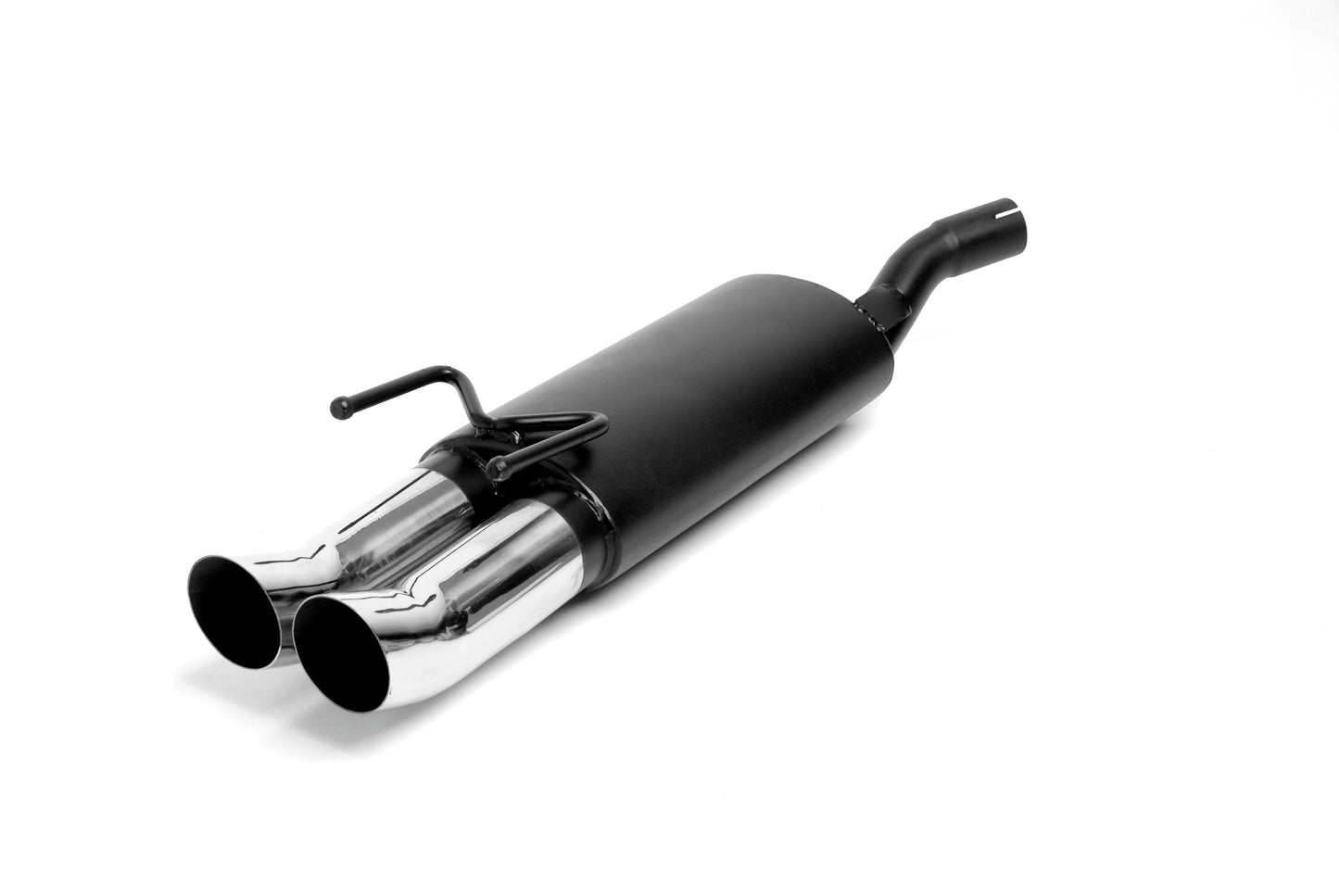 Novus Edelstahl Sportauspuff für Opel Corsa B 2x76mm DTM