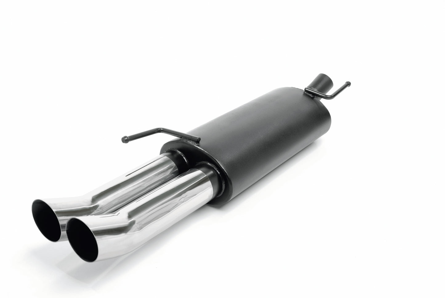 Novus Edelstahl Sportauspuff für VW Golf 3 / VW Golf 4 Cabrio 2x76mm DTM