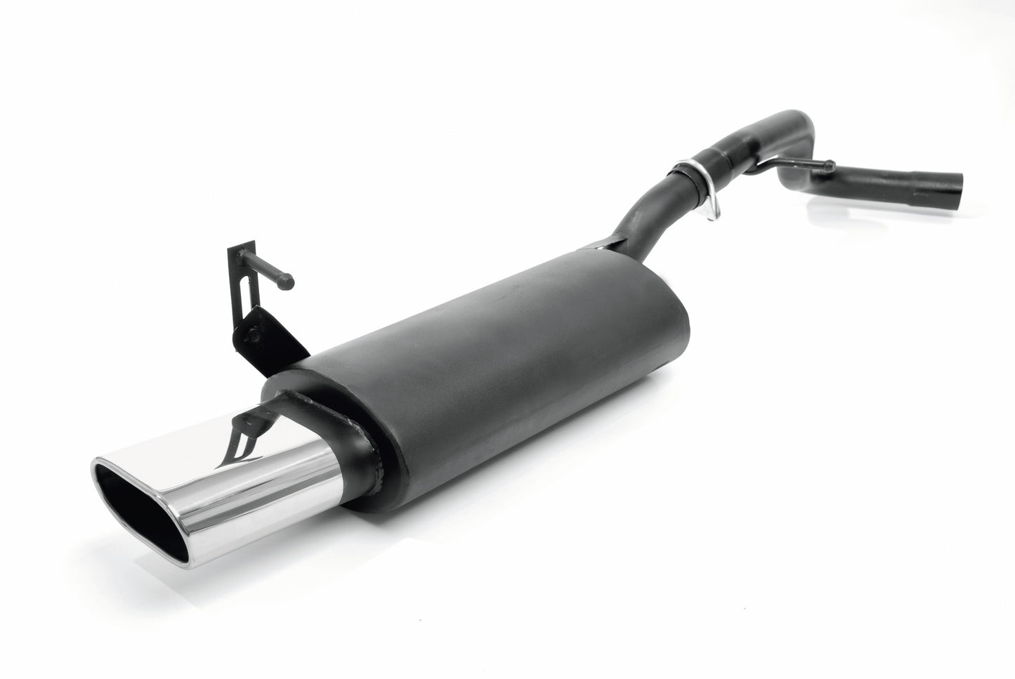 Novus Edelstahl Sportauspuff für Audi A3 / Seat Leon / VW Golf 4 / VW New Beetle 135x75mm