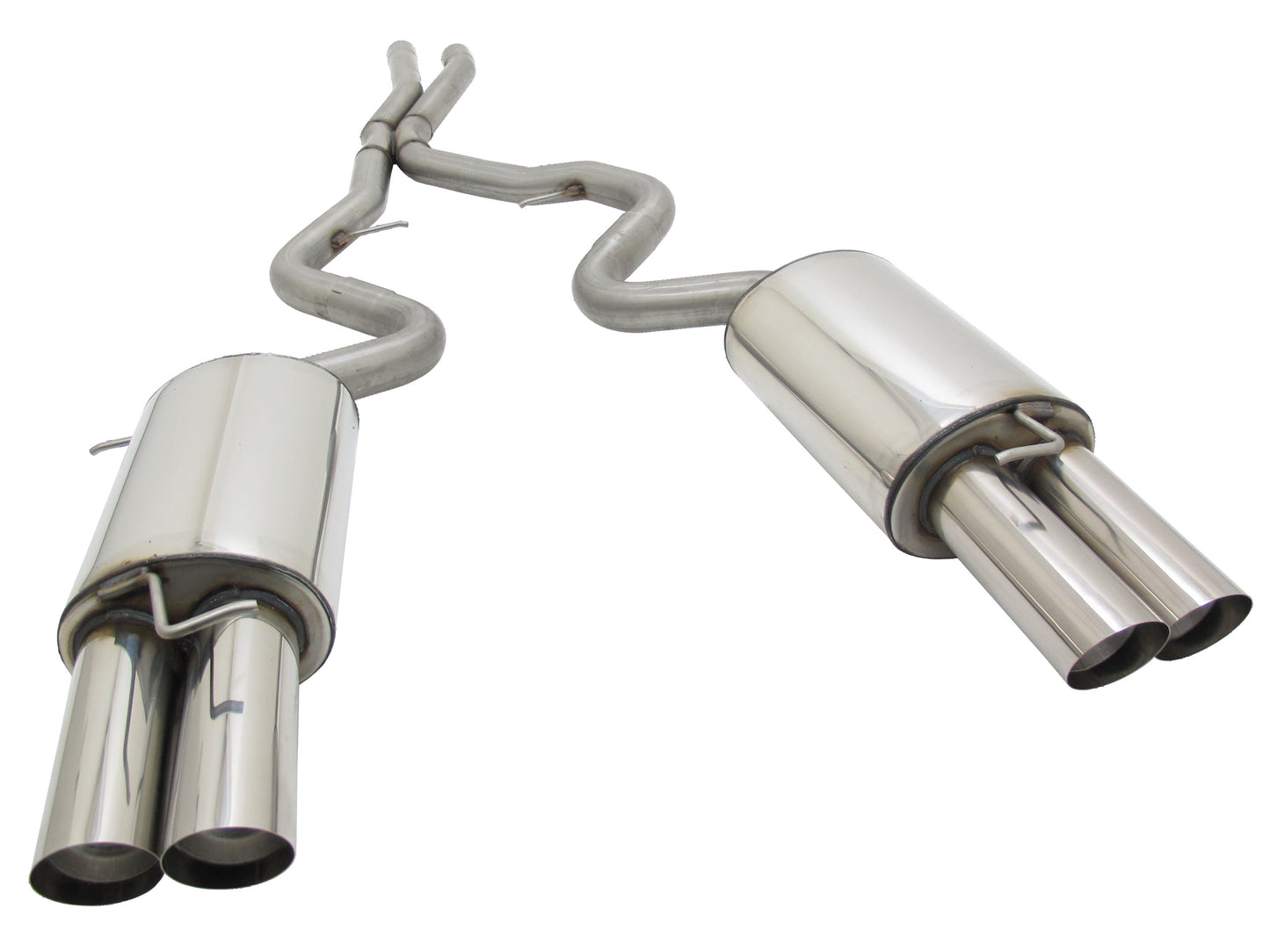 Novus Sportauspuff Anlage für BMW E90 / E92 / E93 335i 4x86mm MS-Design