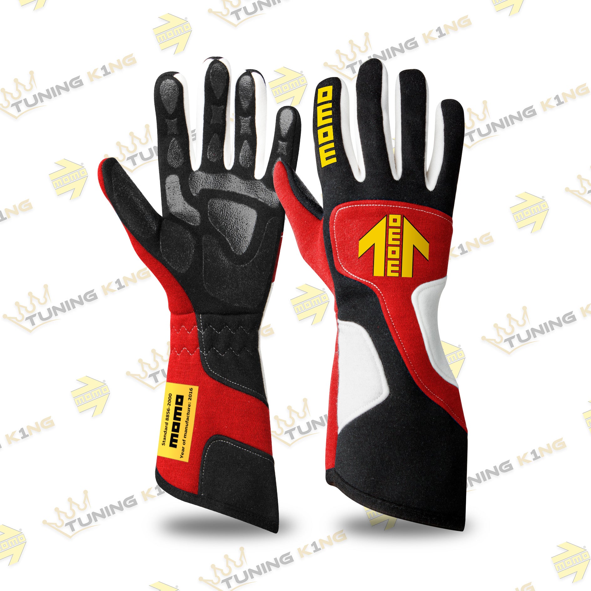 MOMO Rennfahrer- Handschuhe Xtreme Pro Rot – Tuning King