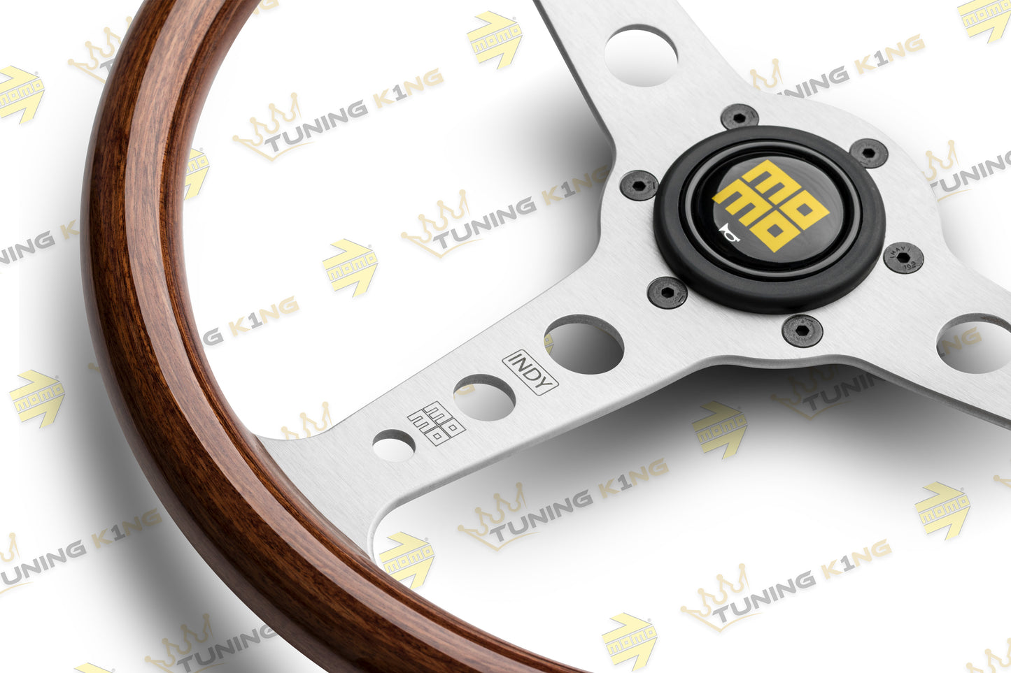 MOMO Lenkrad Indy 350mm Mahagoni