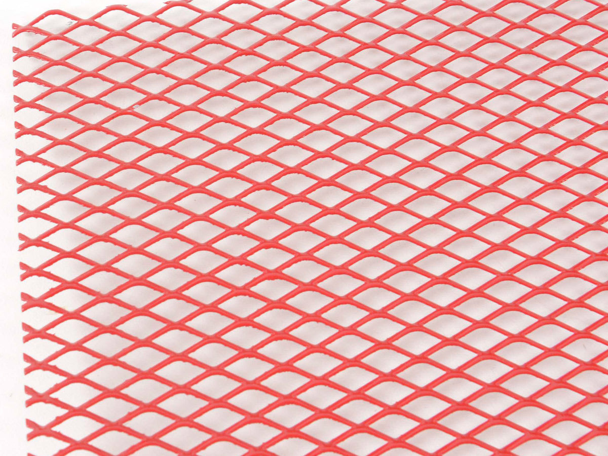 FK Racegitter 135x30cm rot universal zuschneidbar Wabengitter Alugitter Racinggitter