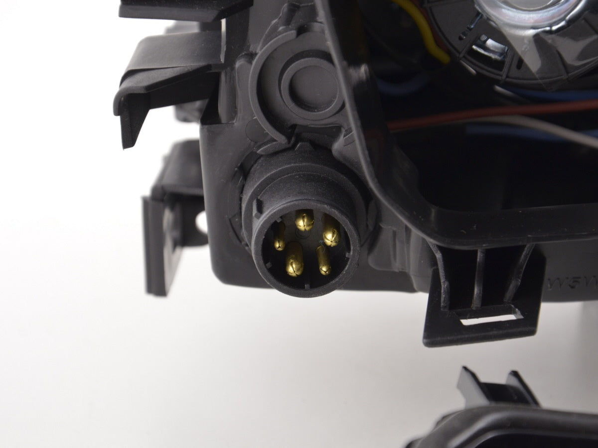 Scheinwerfer Set Angel Eyes Audi A4 Typ B5 Bj. 95-99 schwarz