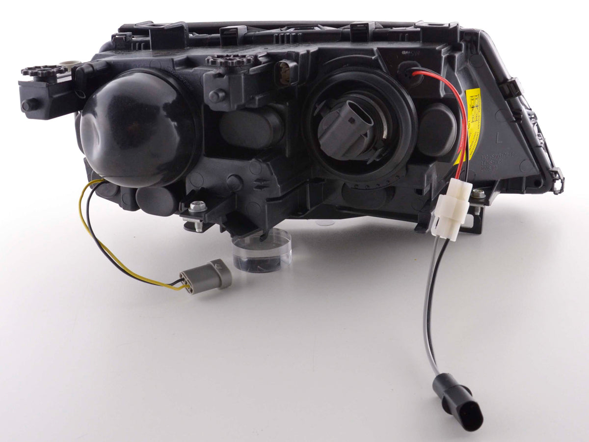 Scheinwerfer Set Angel Eyes BMW 3er Limo Typ E46 01-03 schwarz