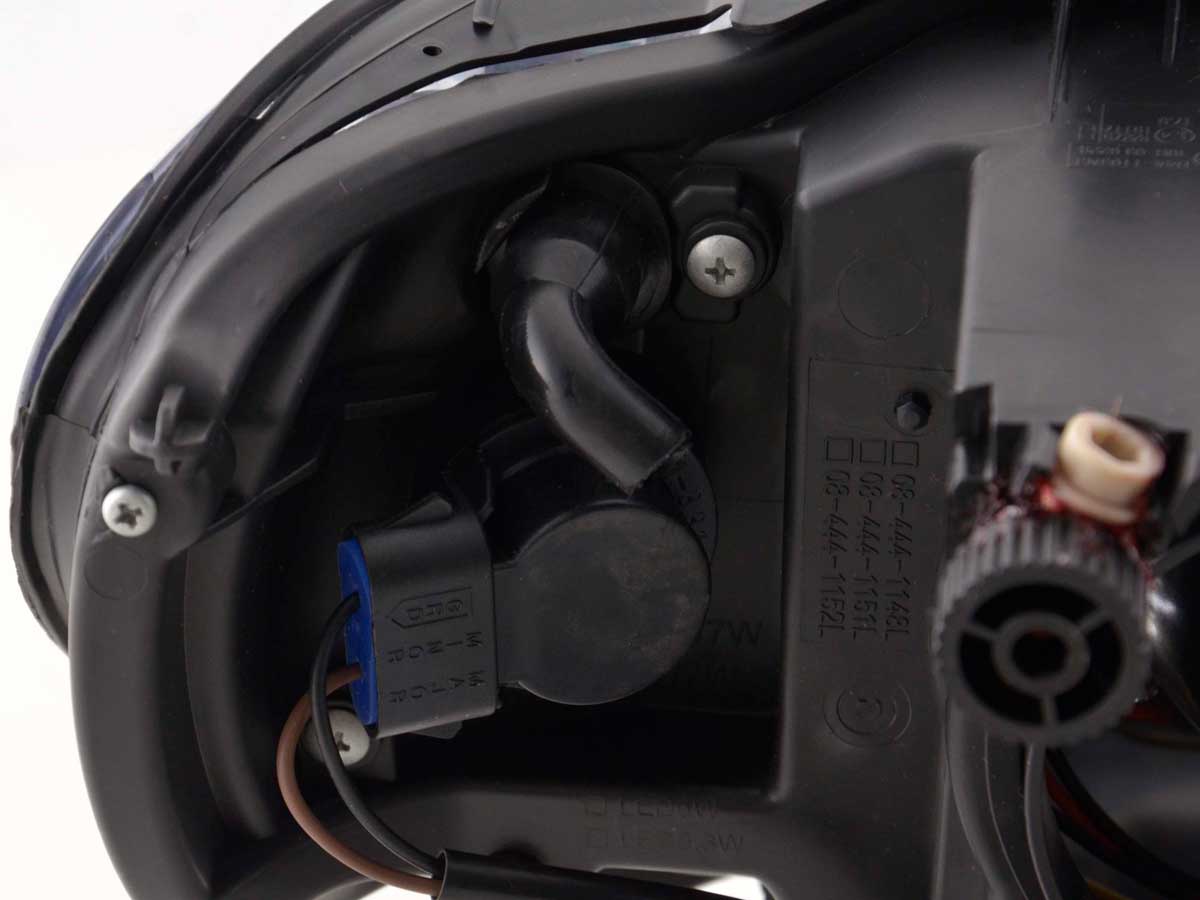 Scheinwerfer Set Angel Eyes BMW X5 Typ E53 Bj. 00-03 schwarz