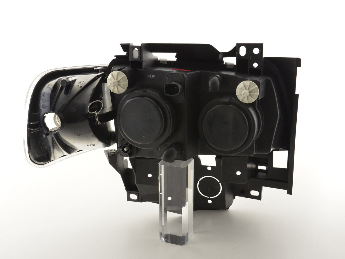 Scheinwerfer Set Angel Eyes VW Bus Typ T4 97-02 schwarz