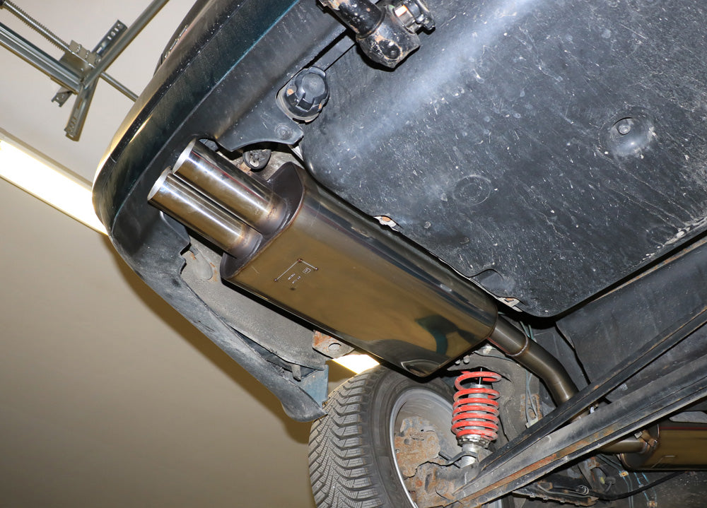 Audi 100/A6 Typ C4 Frontantrieb Endschalldämpfer - 2x76 Typ 10