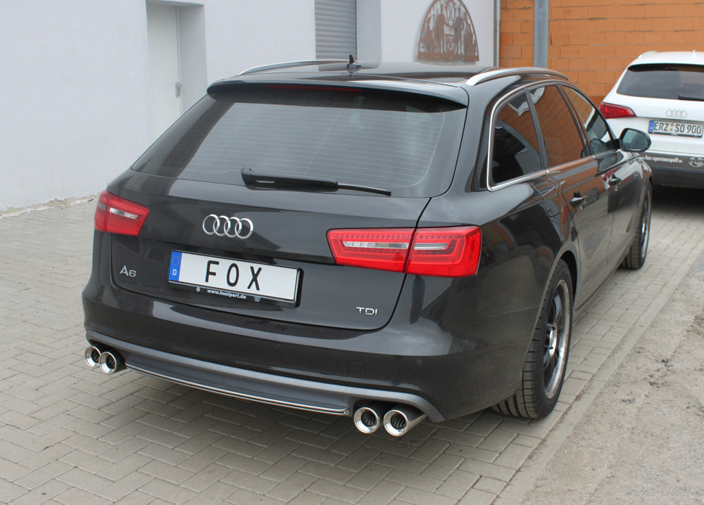 Audi A6 4G - 2,0l TDI Endschalldämpfer rechts/links zweiflutig - 2x90 Typ 13 rechts/links