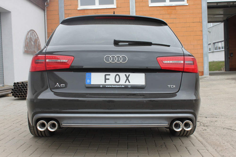 Audi A6 4G - 3,0l TFSI Endschalldämpfer rechts/links zweiflutig - 2x90 Typ 13 rechts/links