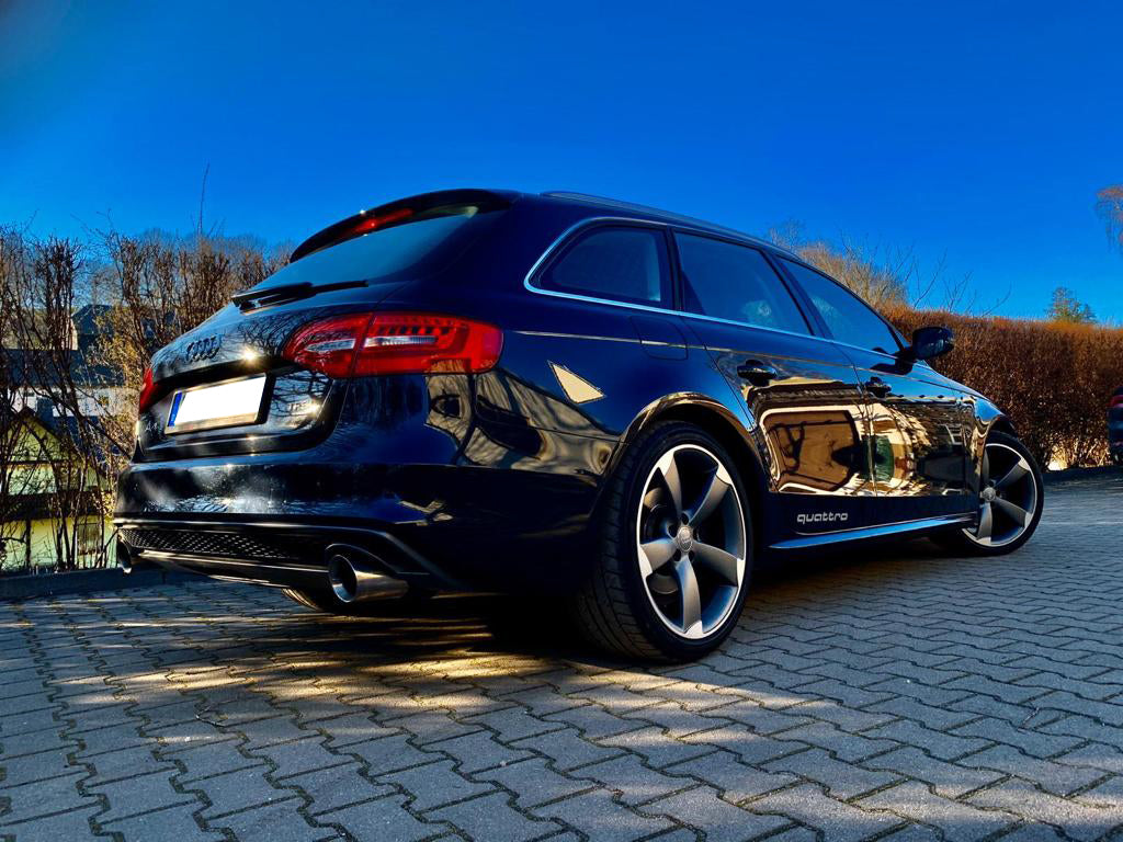 Audi A4 B8/ A5 8T quattro Coupe/A5 Cabrio Endschalldämpfer rechts/links für 1-Rohr - 1x100 Typ 25 rechts/links