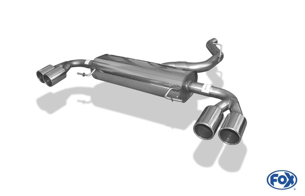 Audi S1 quattro Endschalldämpfer Ausgang rechts/links - 2x90 Typ 12 rechts/links