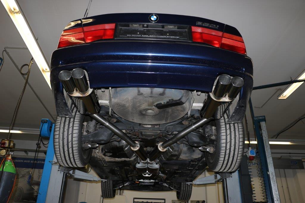 BMW E31 850i Endschalldämpfer rechts/links - 2x93x79 Typ 70 rechts/links