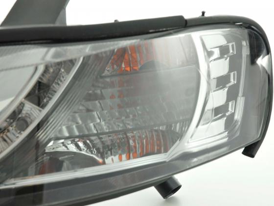 Scheinwerfer Set Daylight LED Tagfahrlicht Opel Vectra B Bj. 95-99 chrom