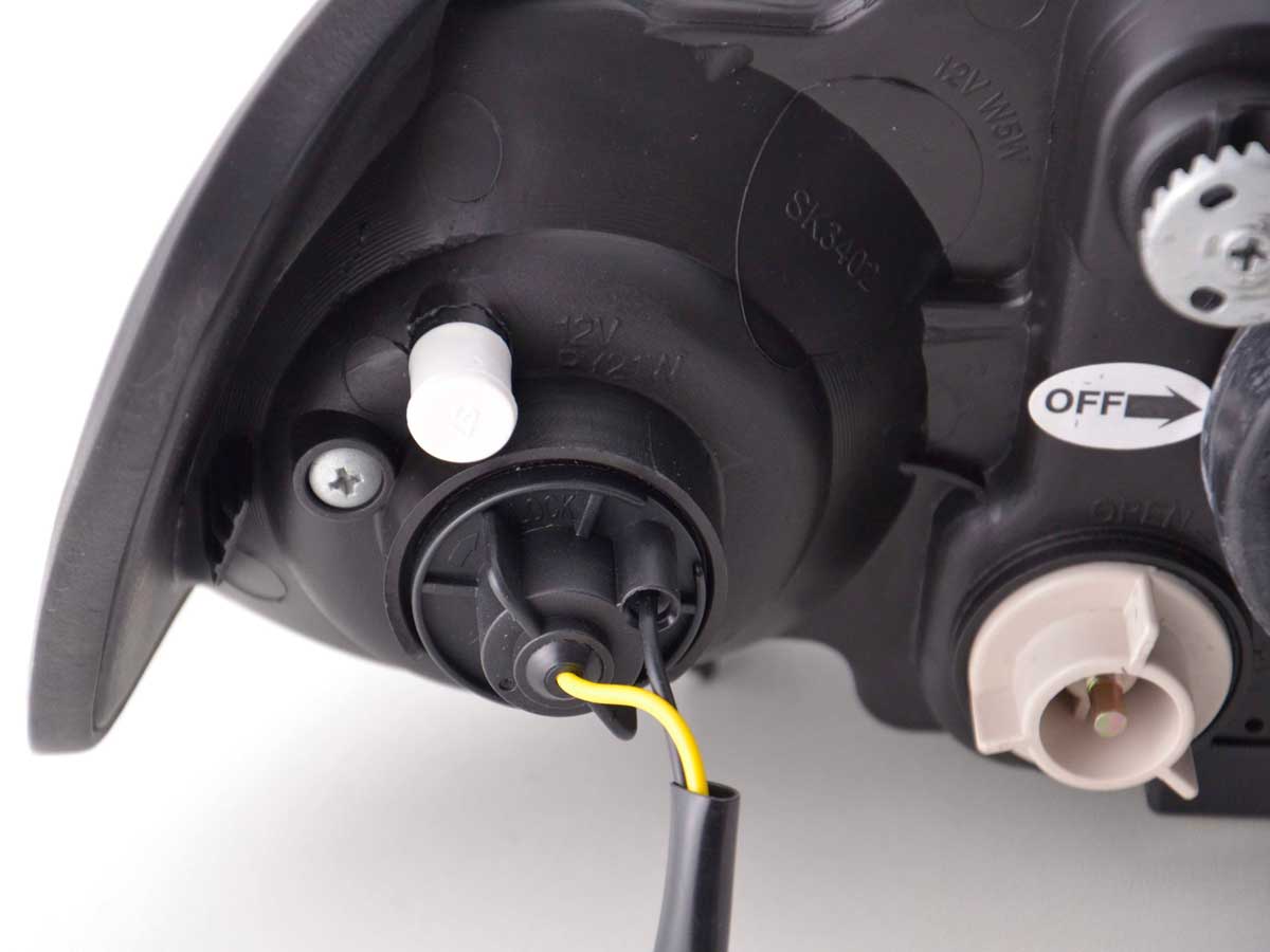 Scheinwerfer Set Daylight LED TFL-Optik Audi A3 8L Bj. 96-00 schwarz