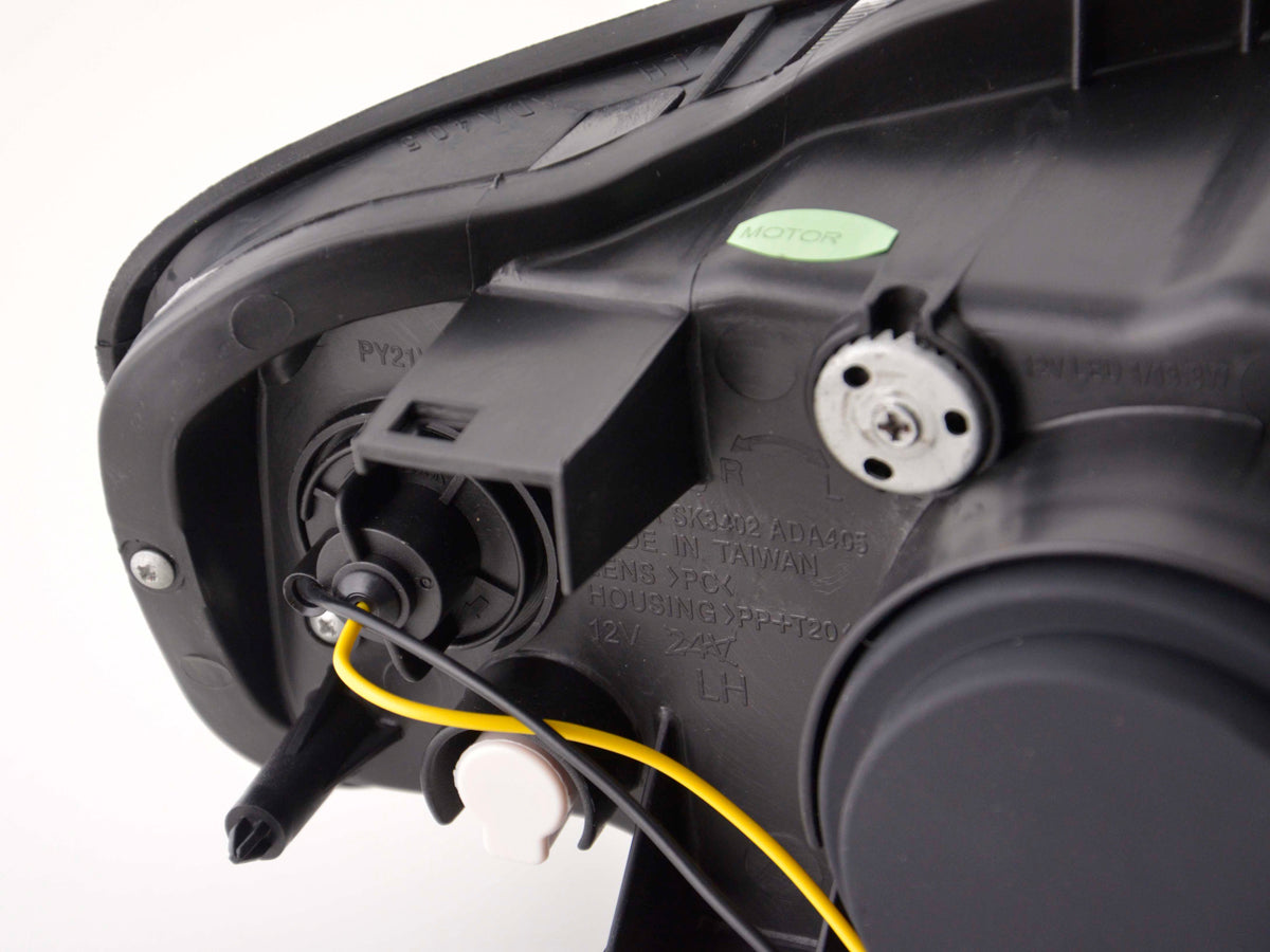 Scheinwerfer Set Daylight LED Tagfahrlicht Audi A4 Typ 8E Bj. 04-08 schwarz