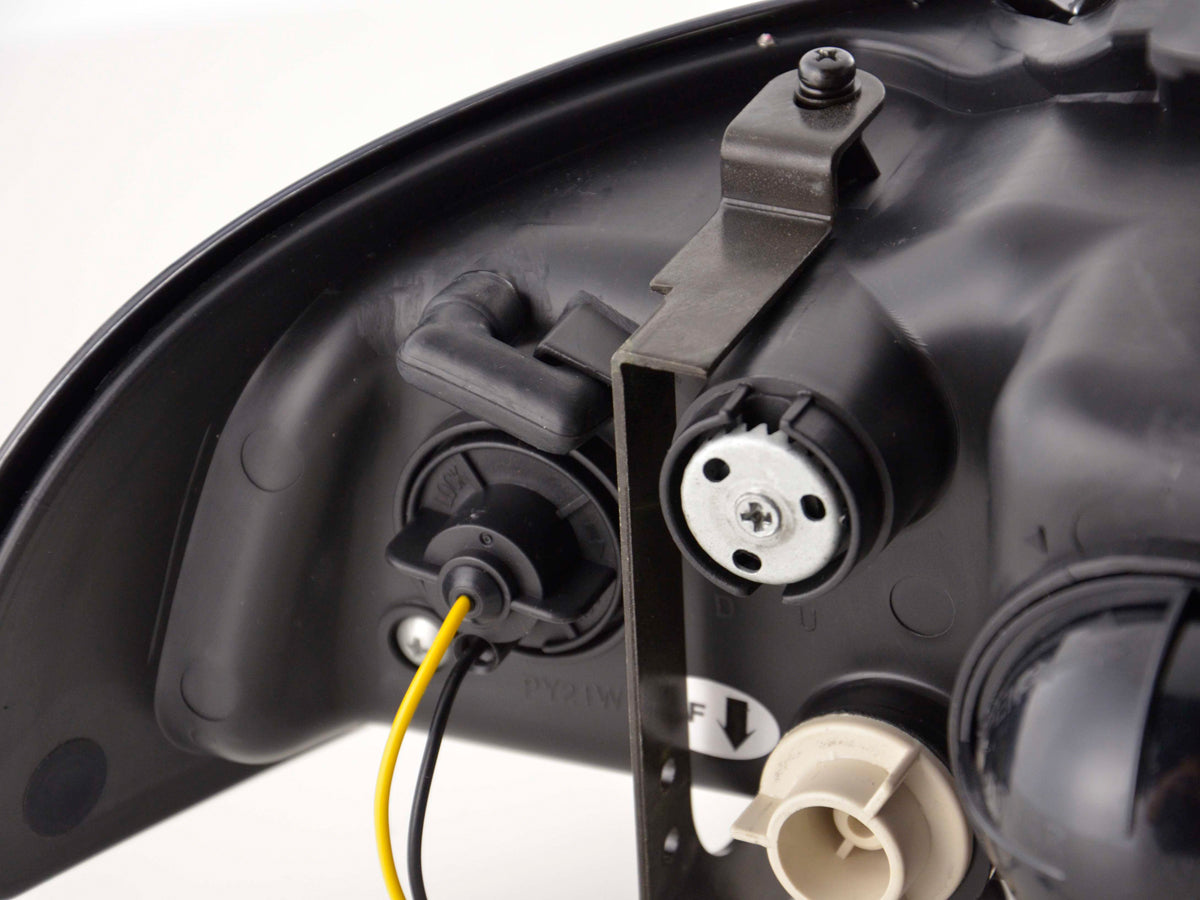 Scheinwerfer Set Daylight LED Tagfahrlicht Audi A4 B5 8D Bj. 94-99 schwarz