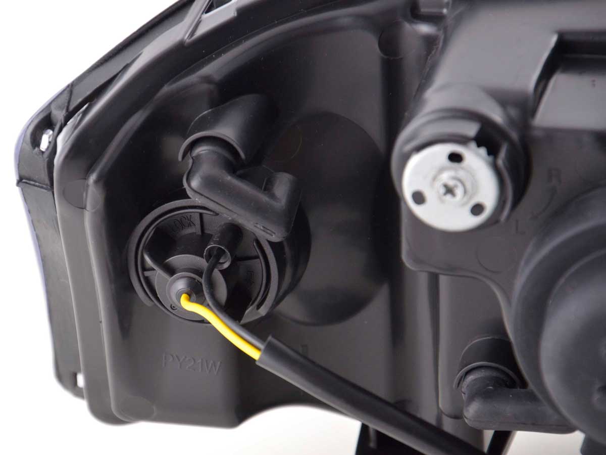 Scheinwerfer Set Daylight LED TFL-Optik Audi A6 Typ 4B Bj. 97-01 chrom