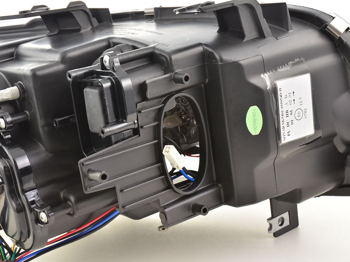 Scheinwerfer Set Xenon Daylight LED TFL-Optik BMW 3er E90/E91 Bj. 05-08 chrom