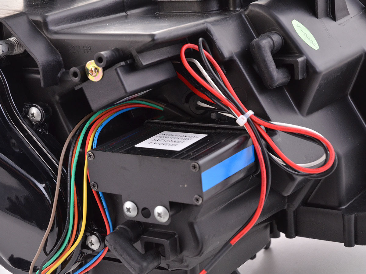 Scheinwerfer Set Xenon Daylight LED Tagfahrlicht BMW 3er E92/E93 Bj. 06-10 schwarz