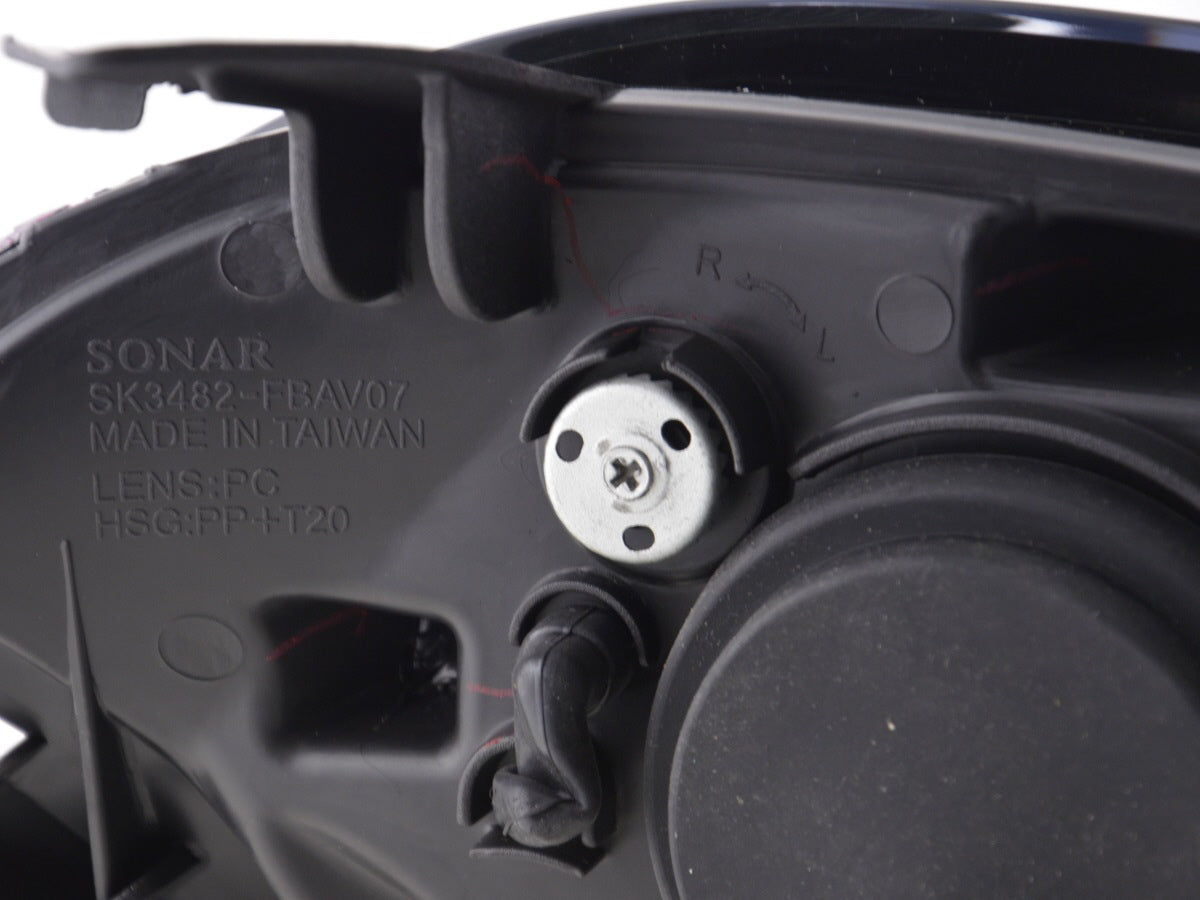 Scheinwerfer Set Daylight LED TFL-Optik Fiat Bravo Typ 198 07- schwarz