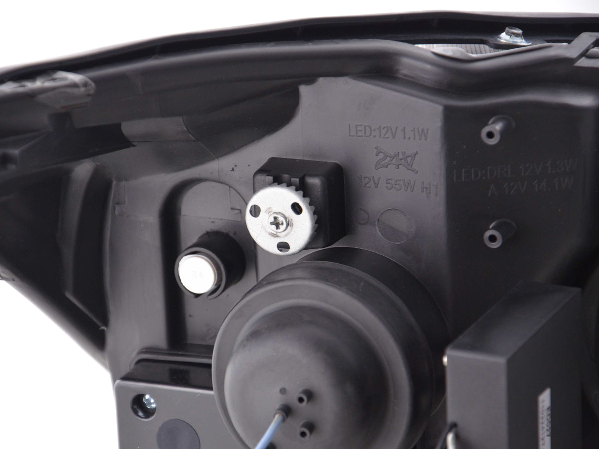 Scheinwerfer Set Daylight LED Tagfahrlicht Ford Focus 1 C170 schwarz