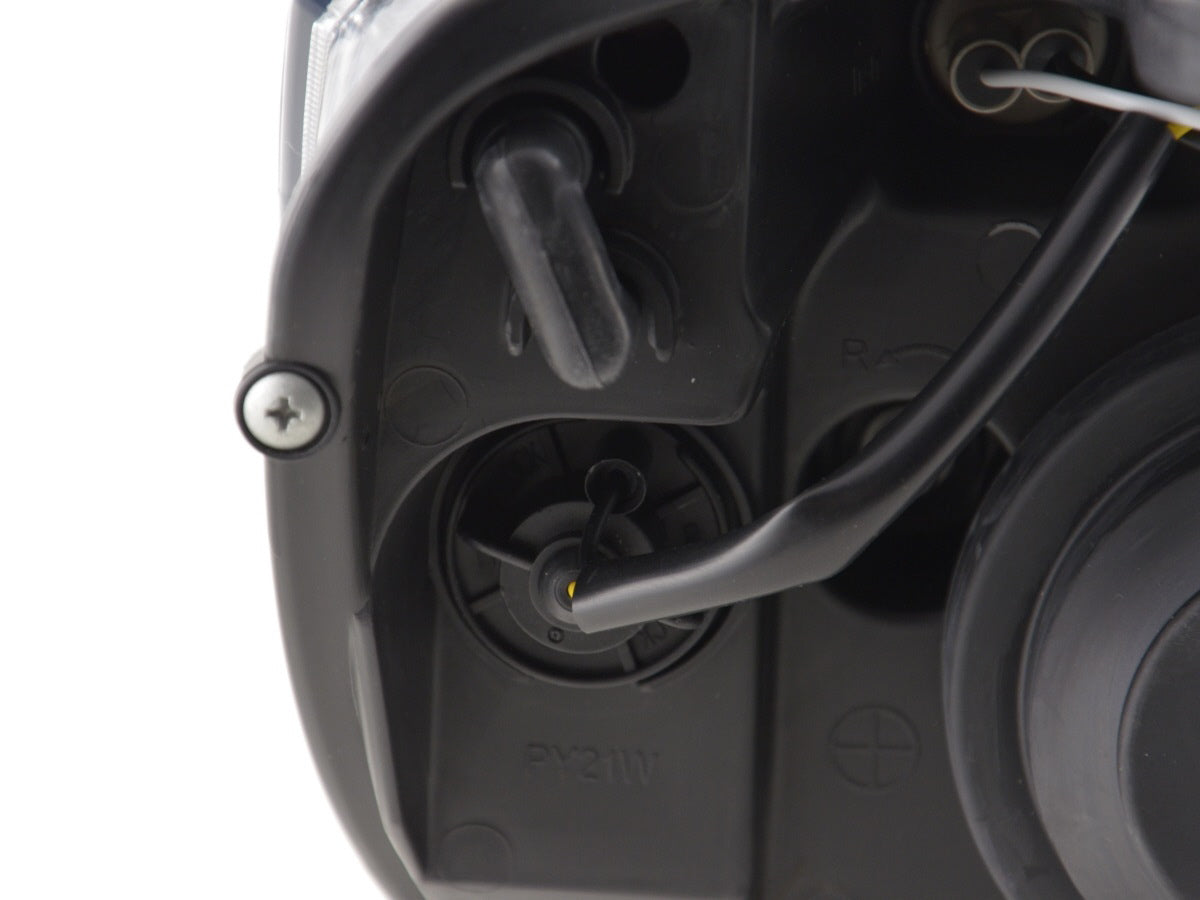 Scheinwerfer Set Daylight LED TFL-Optik Mercedes C-Klasse W204 07-10 schwarz