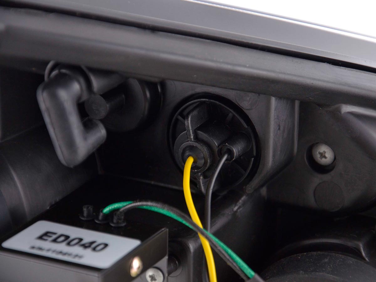 Scheinwerfer Set Daylight LED Tagfahrlicht Mercedes SLK R171 schwarz