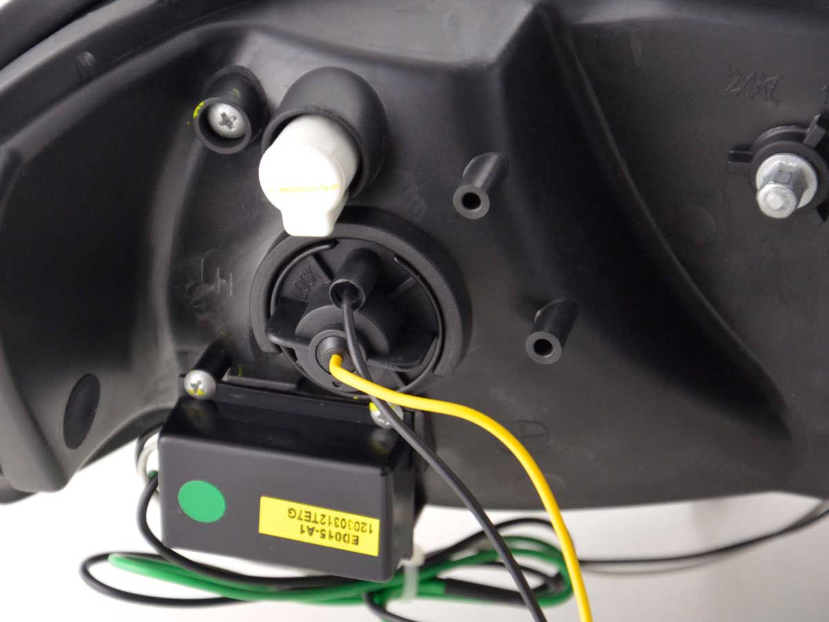 Scheinwerfer Set Daylight LED TFL-Optik Opel Vectra B Bj. 96-99 schwarz