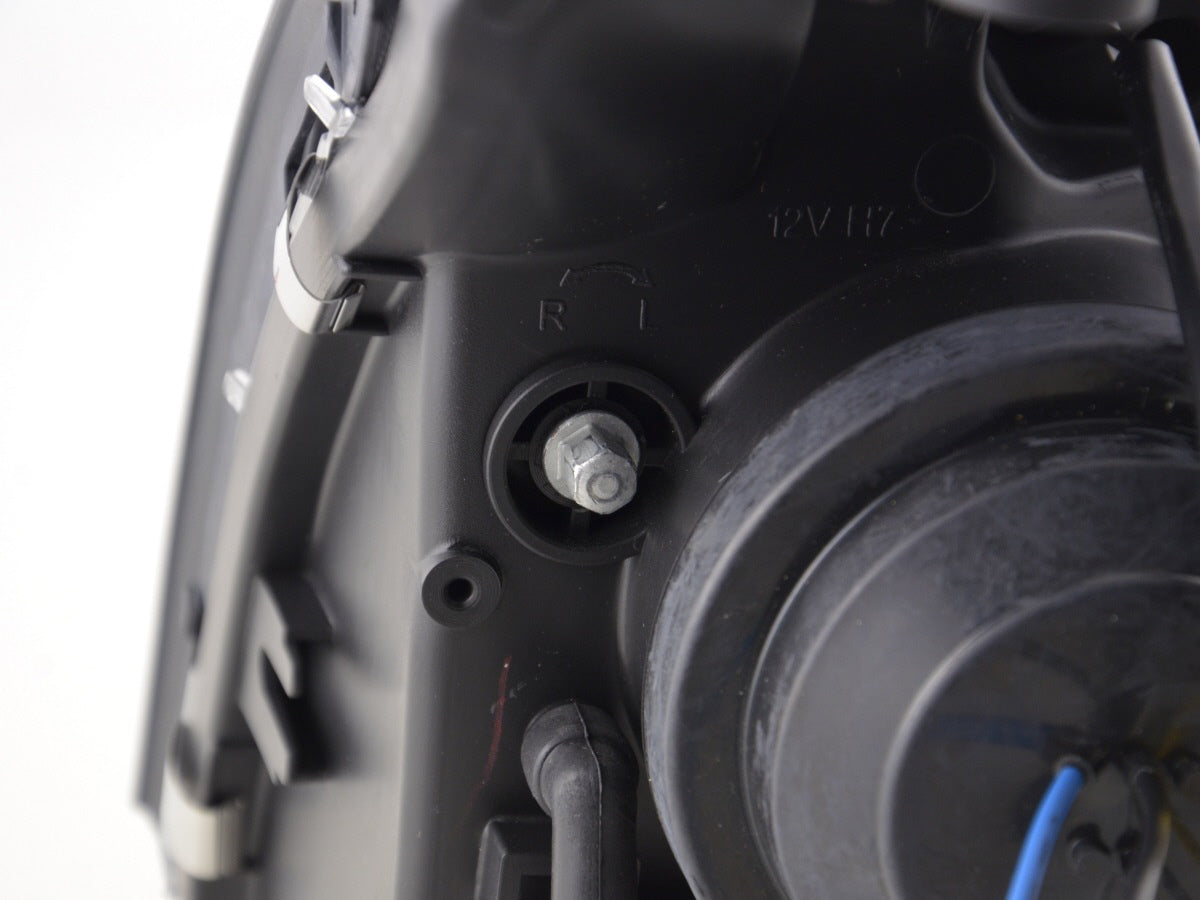 Scheinwerfer Set Daylight LED TFL-Optik Opel Vectra C Bj. 02-05 schwarz für Rechtslenker