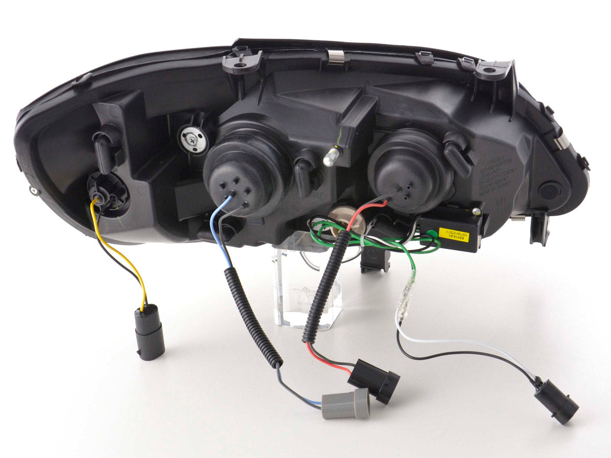 Scheinwerfer Set Daylight LED TFL-Optik Opel Zafira A 99-04 schwarz