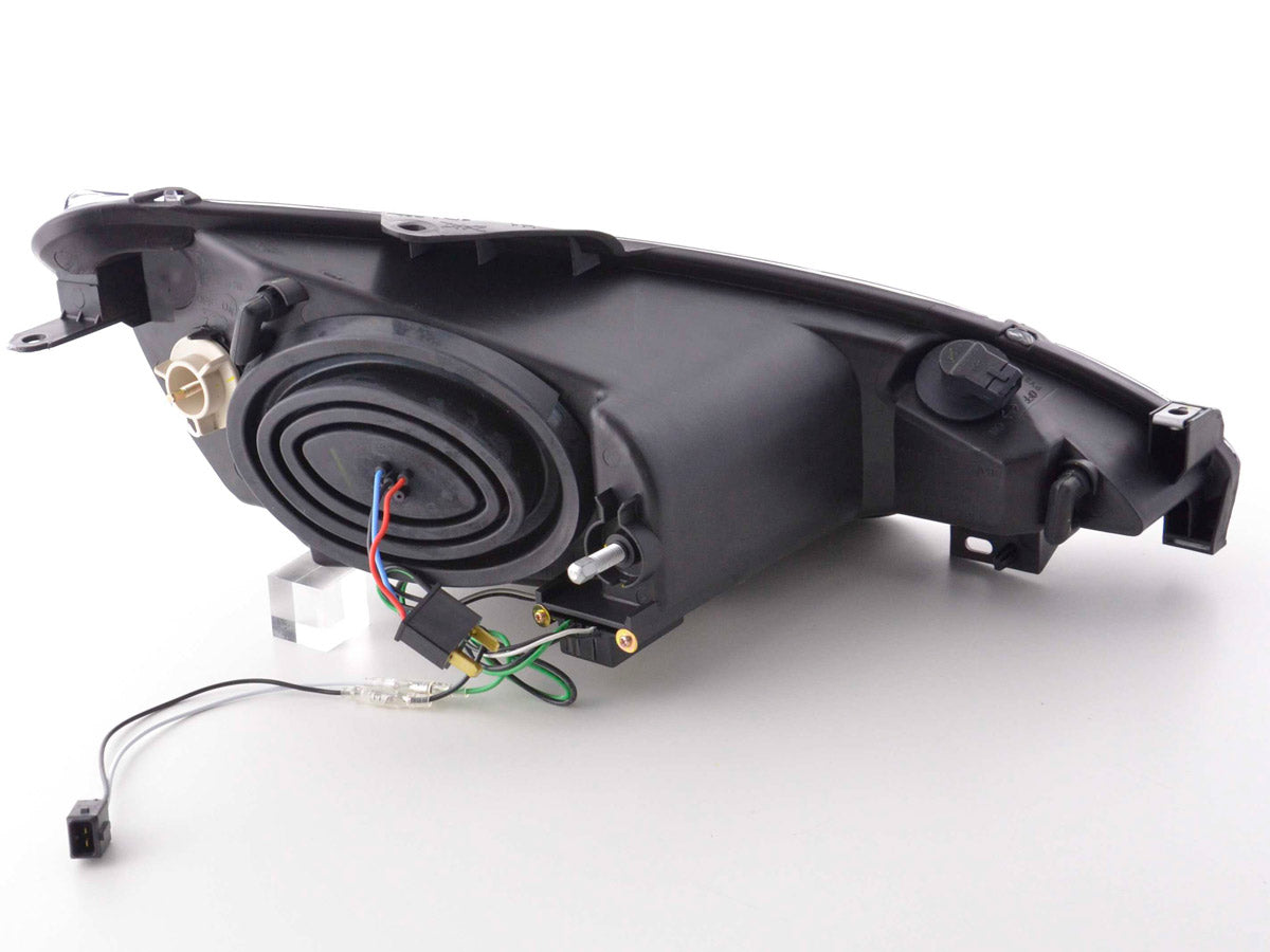 Scheinwerfer Set Daylight LED TFL-Optik Peugeot 206 Bj. 98- schwarz