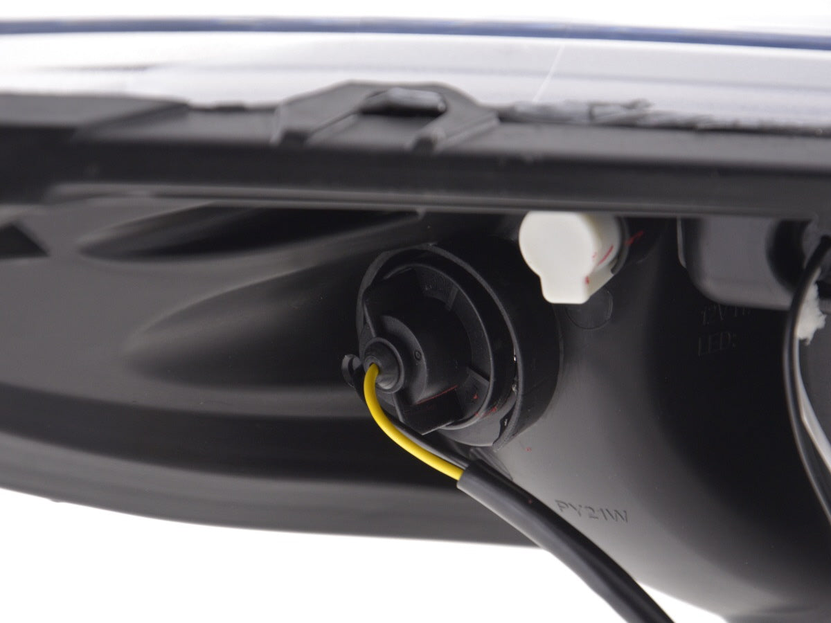 Scheinwerfer Set Daylight LED Tagfahrlicht Peugeot 207 06- schwarz für Rechtslenker