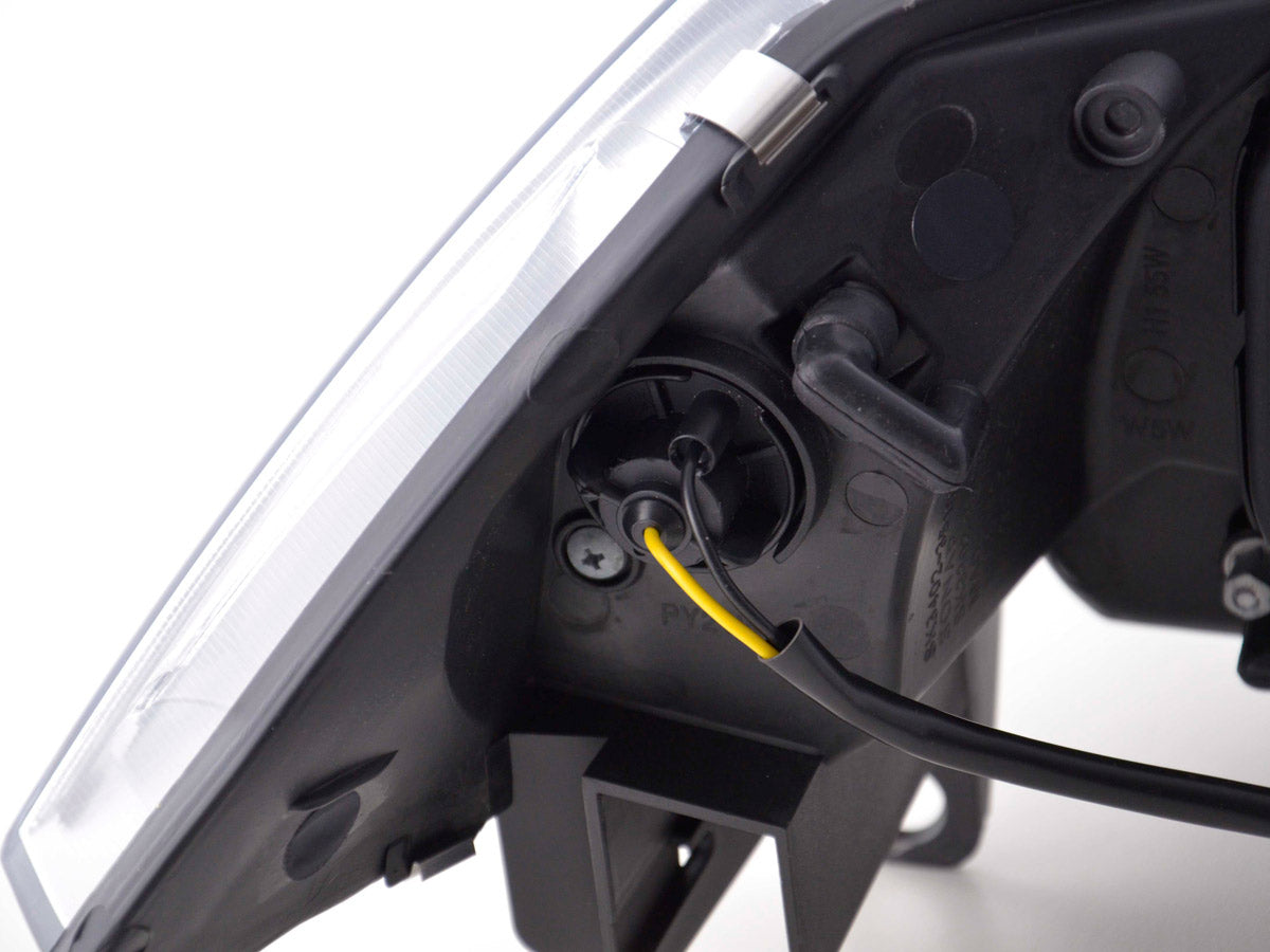 Scheinwerfer Set Daylight LED TFL-Optik Renault Megane 2 3/5-trg. Bj. 03-06 schwarz