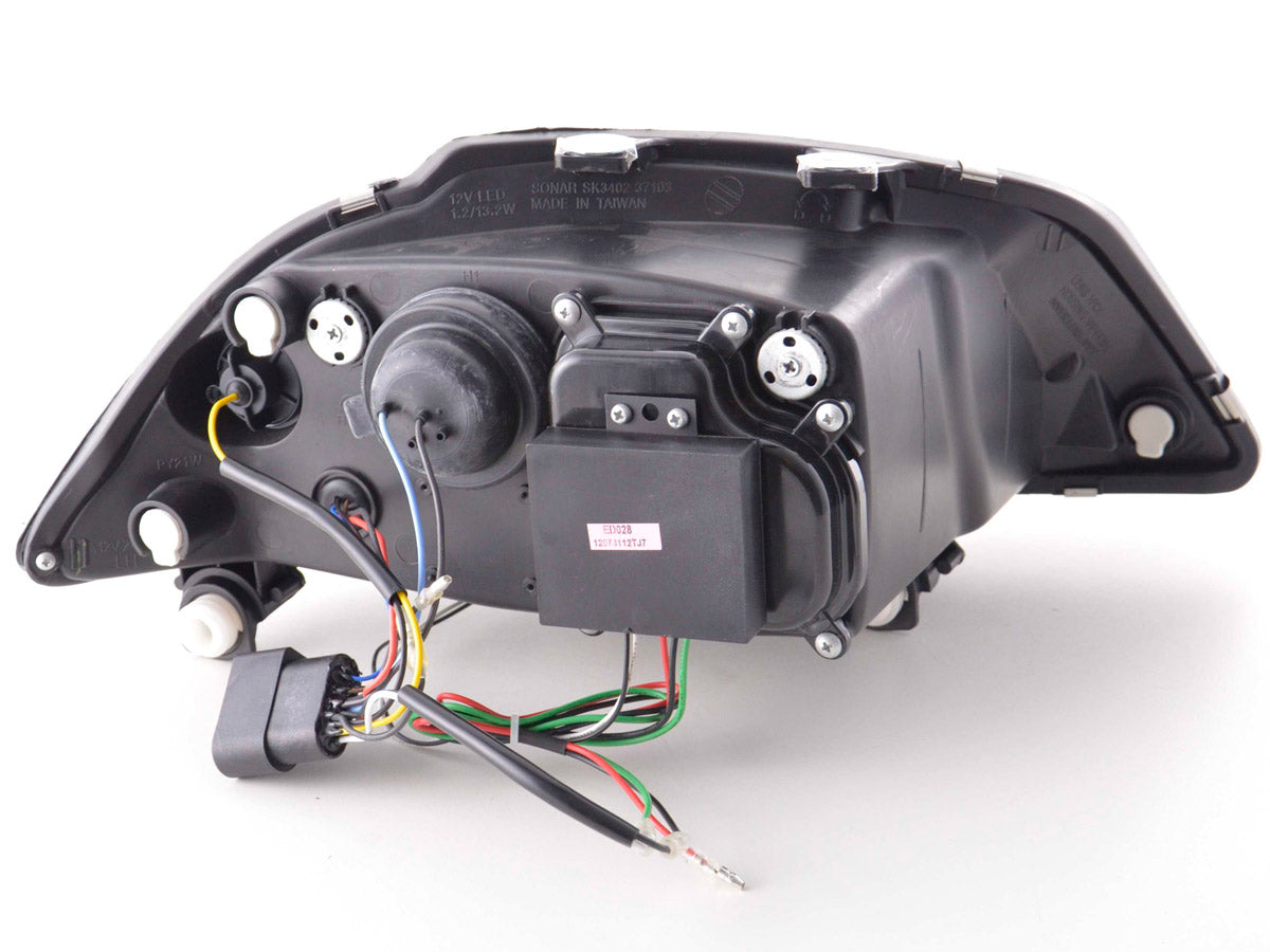 Scheinwerfer Set Daylight LED Tagfahrlicht Seat Ibiza 3 6L 02-08 schwarz