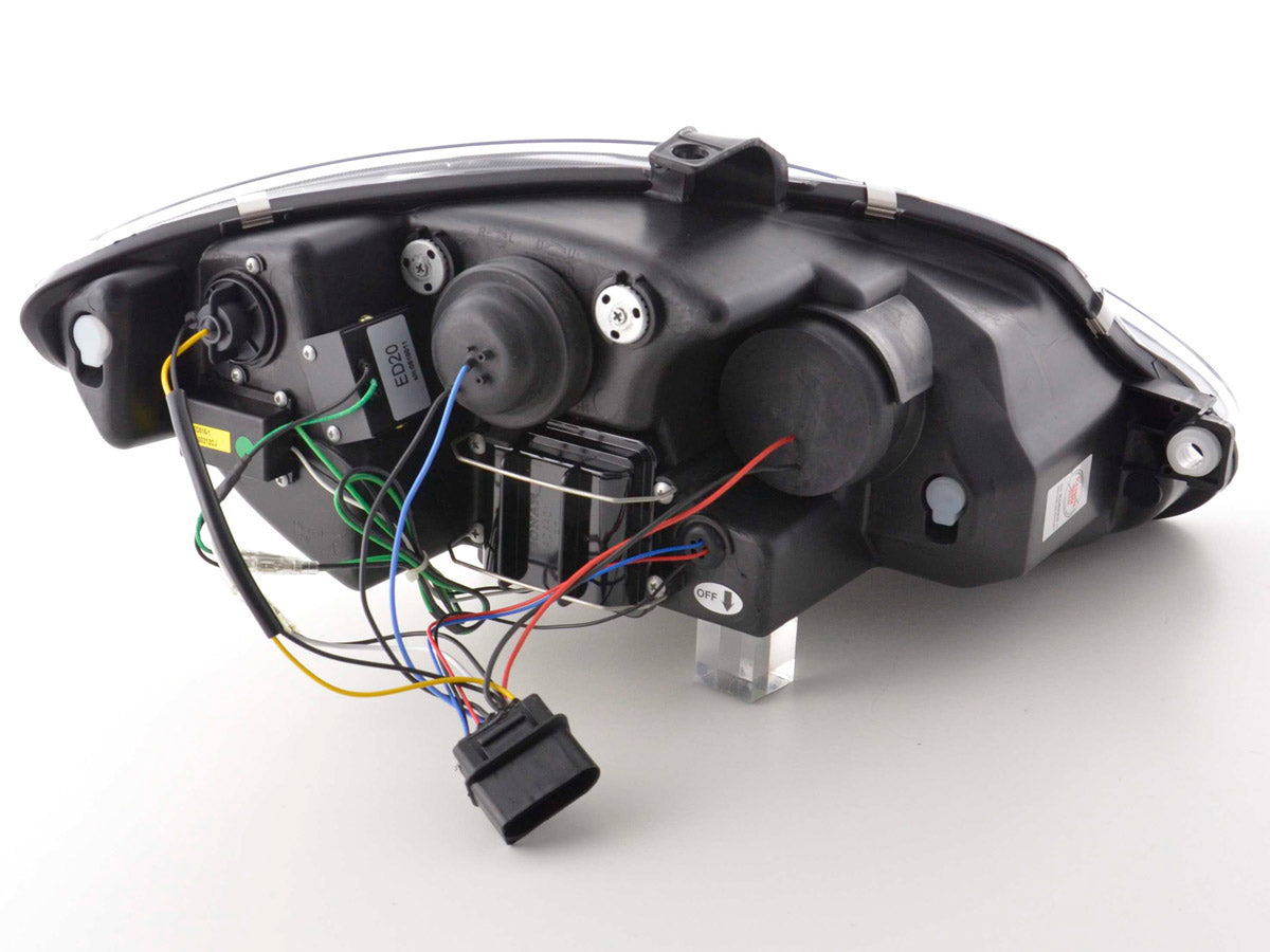 Scheinwerfer Set Daylight LED TFL-Optik Seat Leon Typ 1P / Altea/Toledo Typ 5P Bj. 05-09 chrom